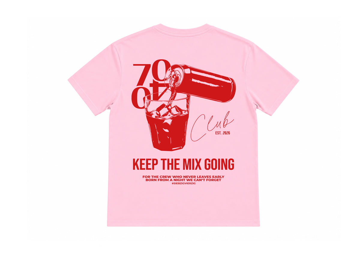 Shirt 'Club' Bubblegum/Red