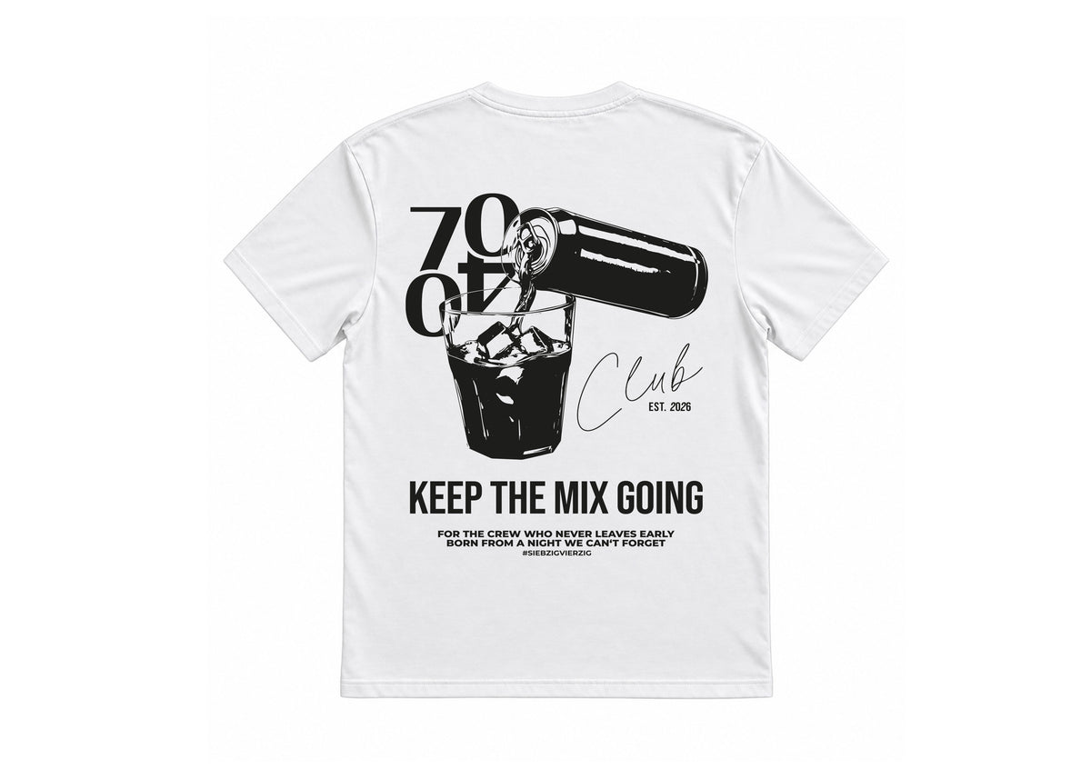 Shirt 'Club' Off White/Black
