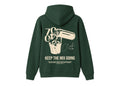Hoodie 'Club' Evergreen/Beige