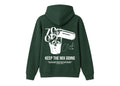 Hoodie 'Club' Evergreen/White