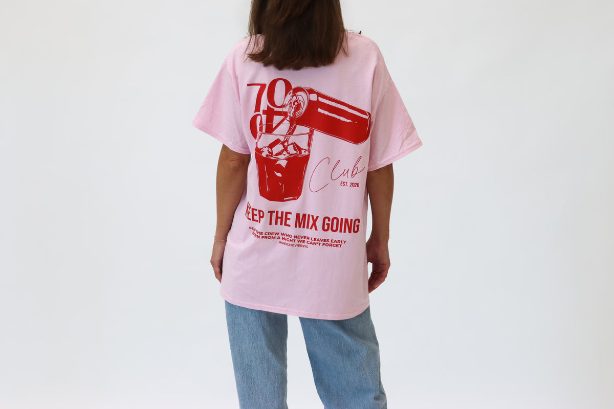 Shirt 'Club' Bubblegum/Red