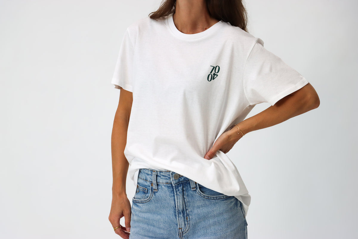 Shirt 'Club' Off White/Green