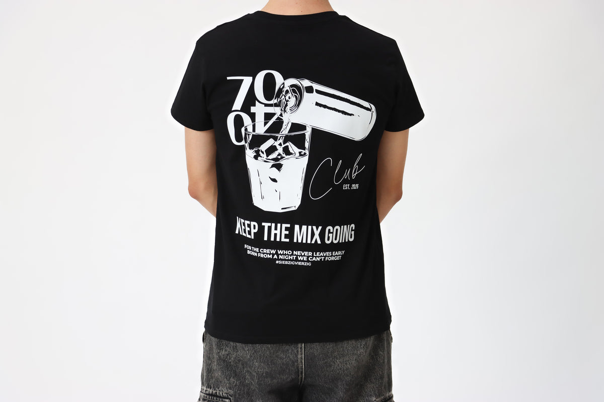 Shirt 'Club' Dark Matter/Weiß