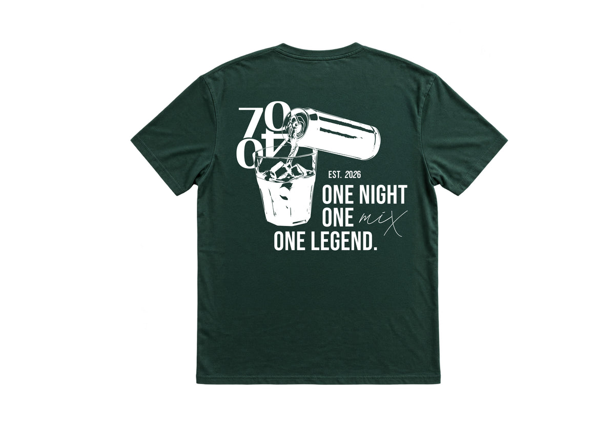 Shirt 'Mix' Evergreen/White